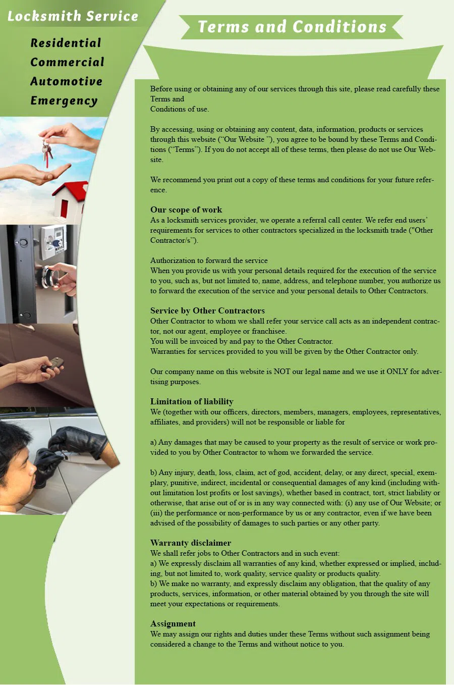 Horsham PA Locksmith Store Horsham, PA 215-595-1083 - terms-and-condition-c-22